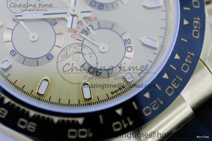 MiroTime 0423 Daytona 116518 TWF 1:1 Best Edition 904L Steel YG Dial on Oysterflex Strap A Youthful 2424